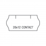Etikety do kleští CONTACT 26x12mm 1500 etiket bílé