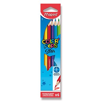 Pastelky Maped Color'Peps - 6 barev