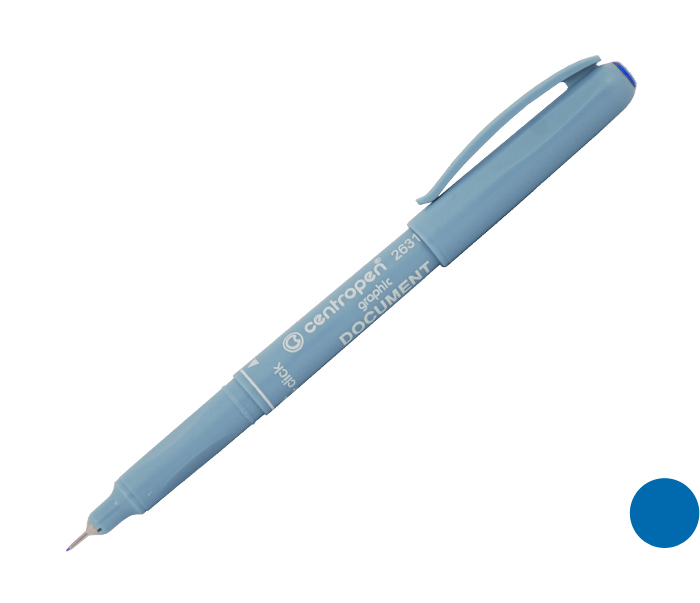 Popisovač CENTROPEN 2631 modrý 0,1mm liner