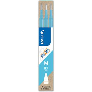 Pilot, Náplň do Rollerů FriXion Ball, 0.7, (M) střední, 3 ks, (M) střední, světle modrá