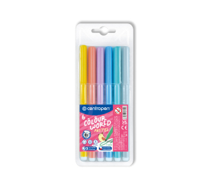 Fix CENTROPEN 7550/ 6 barev trojhranné PASTEL
