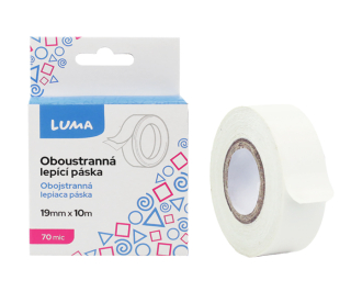Lepící páska oboustranná 19mm x 10m LUMA