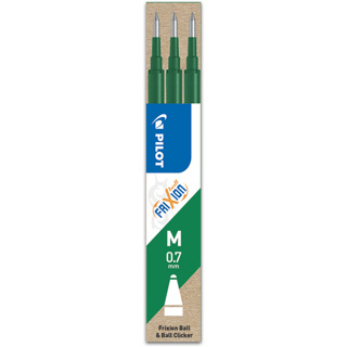 Pilot, Náplň do Rollerů FriXion Ball, 0.7, (M) střední, 3 ks, (M) střední, zelená